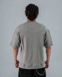 Camiseta Básica Oversize Gris - 300 Gramos