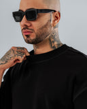 Camiseta Básica Oversize Negro- 300 Gramos