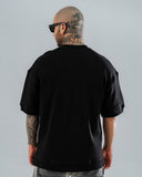 Camiseta Básica Oversize Negro- 300 Gramos