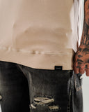 Camiseta Básica Oversize Taupé - 300 Gramos