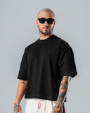 Camiseta Básica Boxy Fit Negro