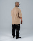 Camiseta Básica Oversize Taupé