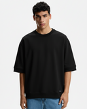 Camiseta Básica Oversize Negro- 300 Gramos